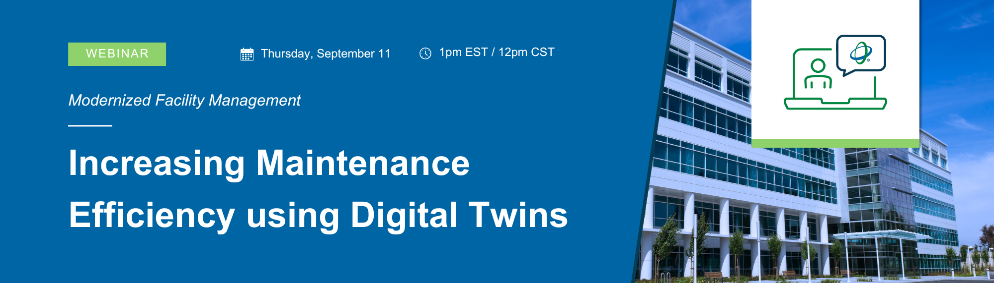 AMRC Live Webinar - Sept 11 - Maintenance Efficiency w Digital Twin AMRC Live Webinar - Sept 11 - Maintenance Efficiency w Digital Twin