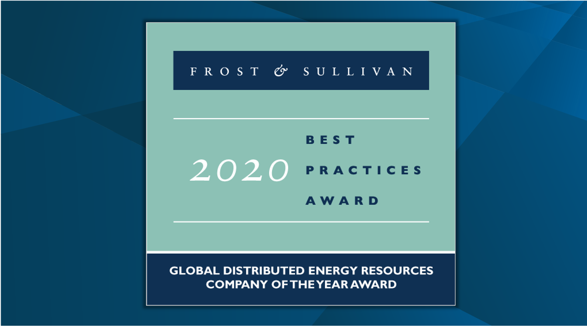 Ameresco Acclaimed Frost & Sullivan Best Practice | Free Report